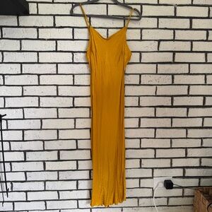 Golden Yellow Maxi Dress